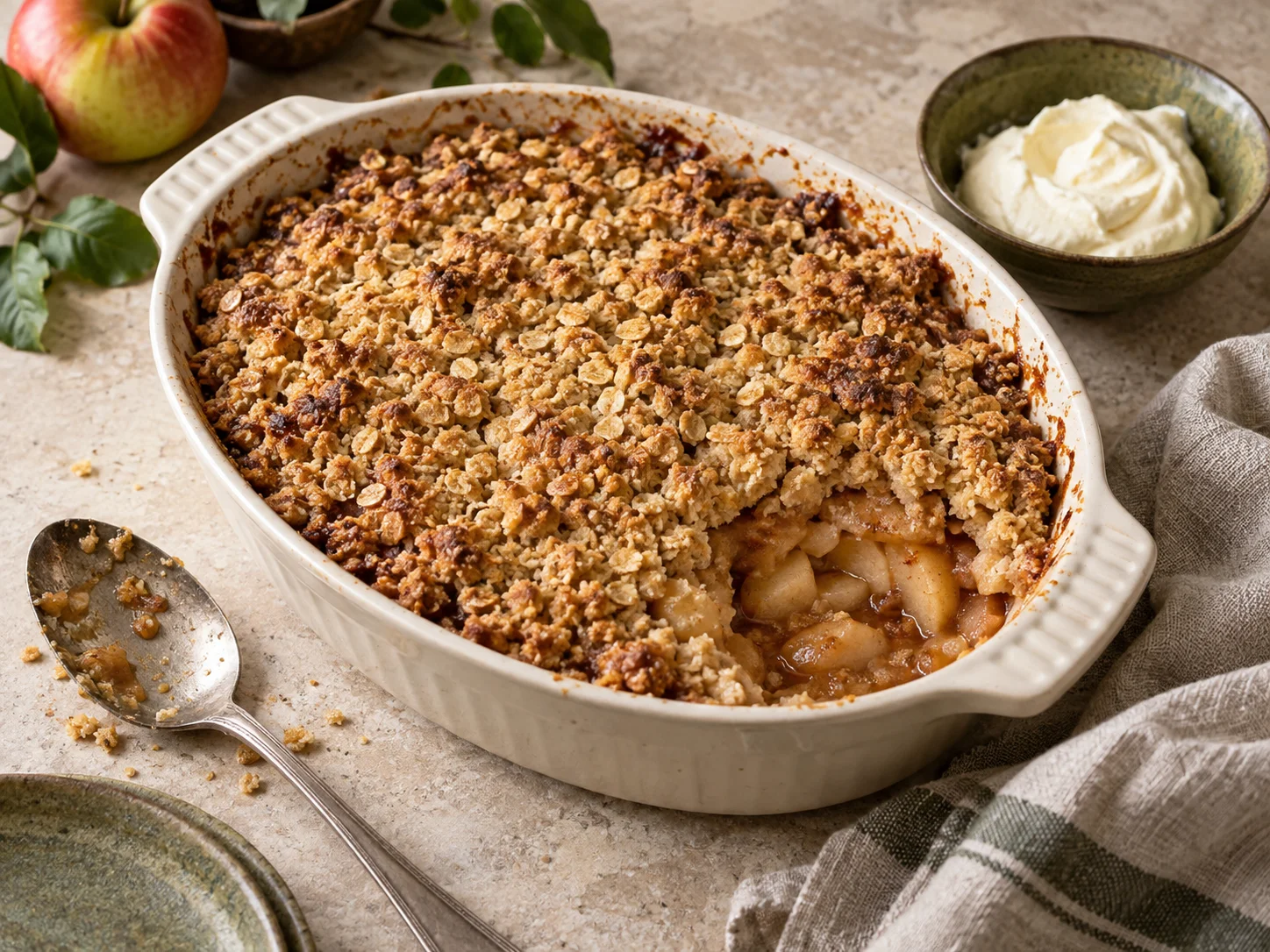 Apple crumble