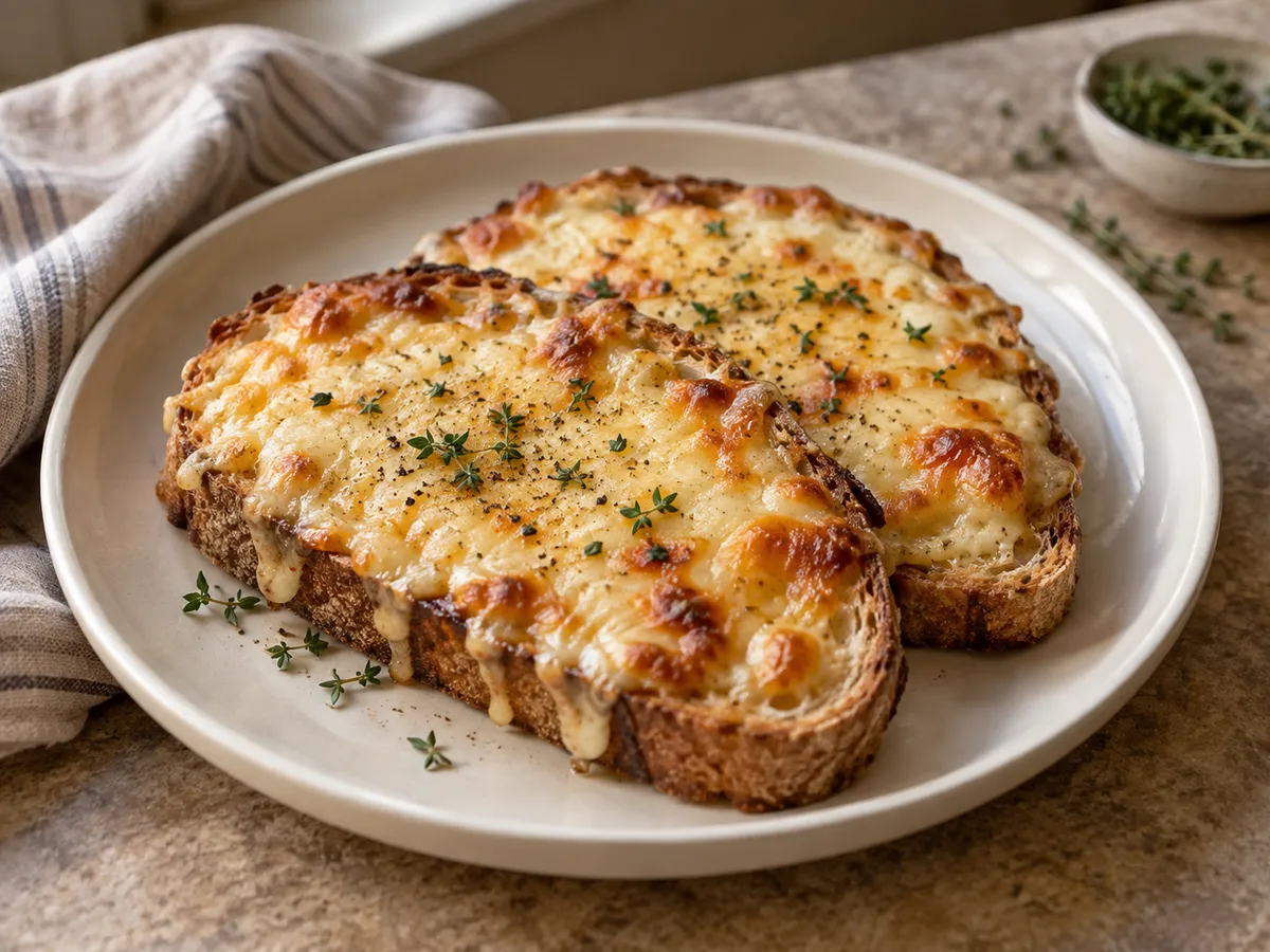 Cheese on toast