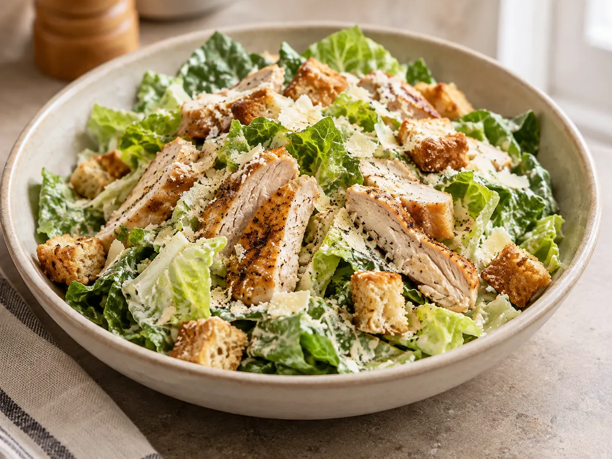 Chicken Caesar salad