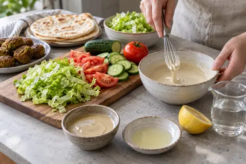 Falafel wraps