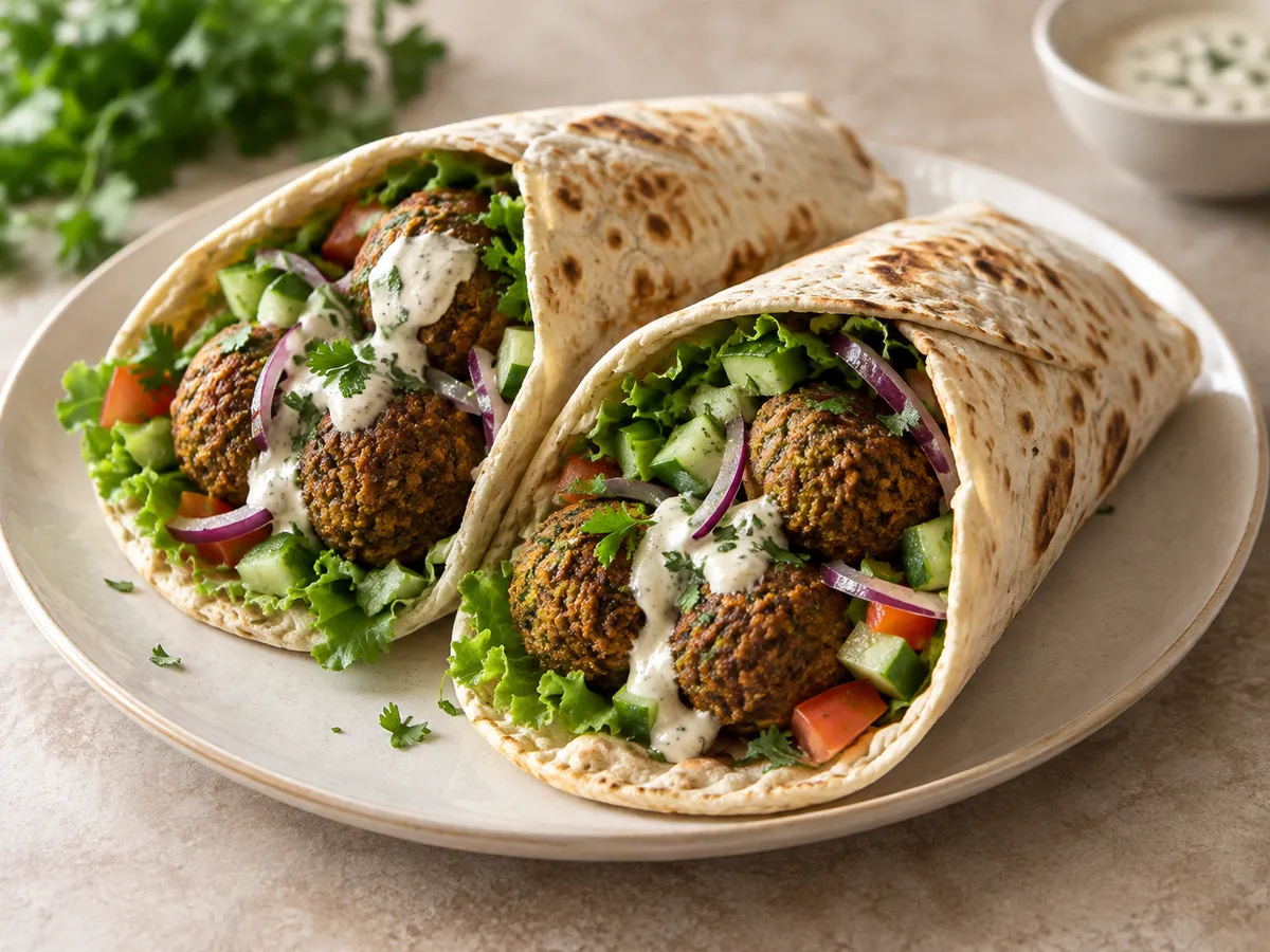 Falafel wraps