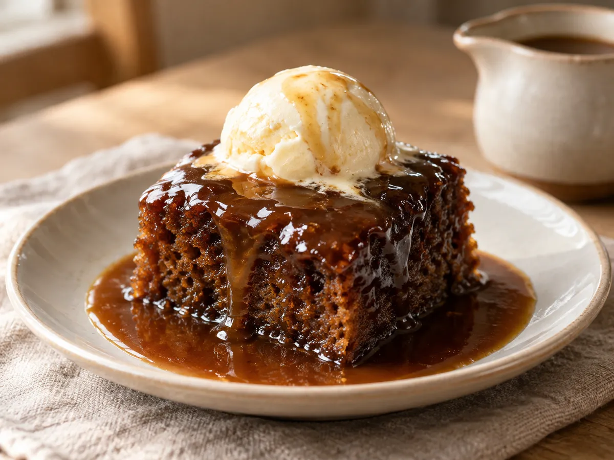Sticky toffee pudding