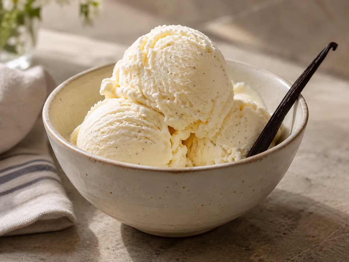 Vanilla ice cream